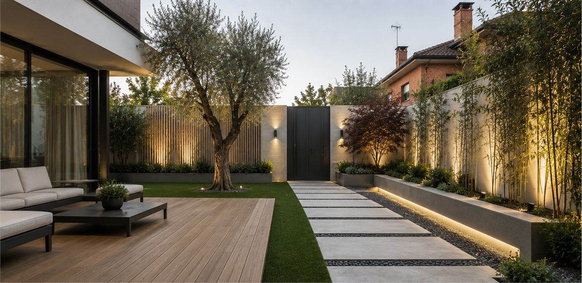 Jardín minimalista · La Moraleja
