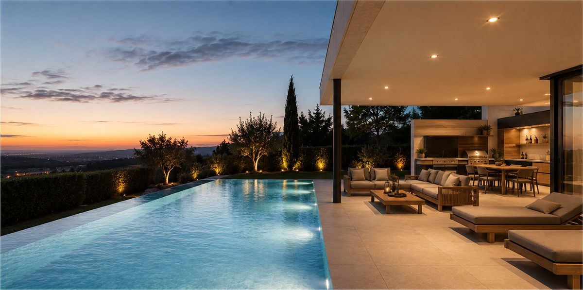 Piscina infinita · Comunidad de Madrid