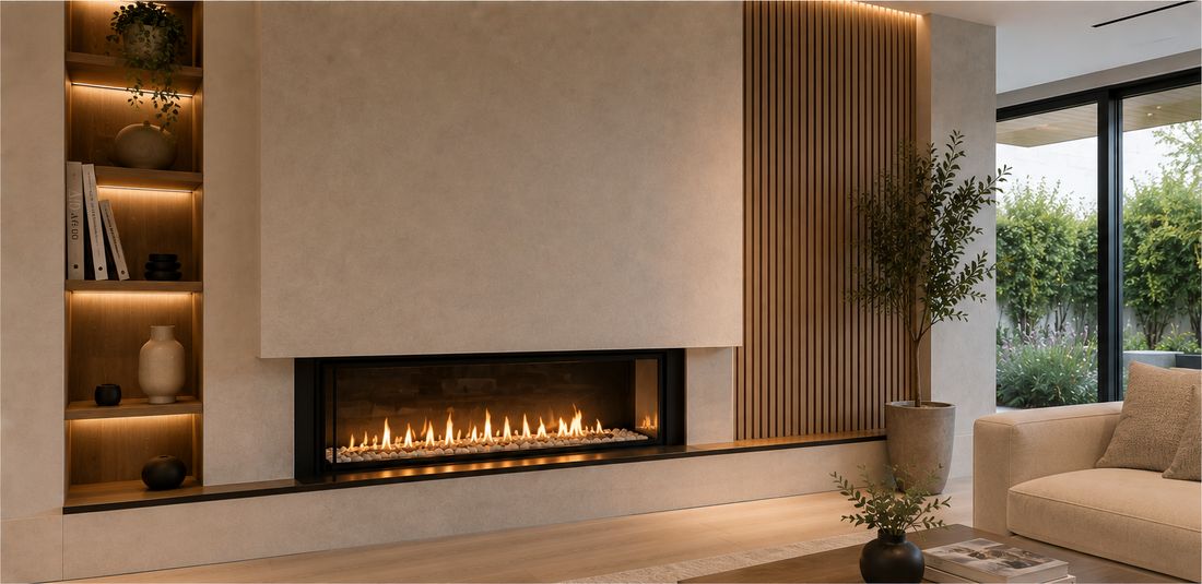 Chimenea de diseño · Proyecto residencial